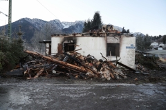 Brand, Feuer, Vollbrand Haus in Eschenlohe, 26.11.2020, Foto: Dominik Bartl